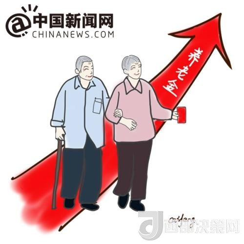 漫畫：養(yǎng)老金迎“14連漲”。 作者：王珊珊