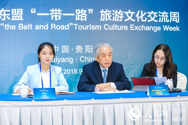 日本—東盟中心秘書長藤田正。孫一銘 攝