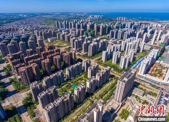 資料圖：航拍某房地產(chǎn)項目。 駱云飛 攝